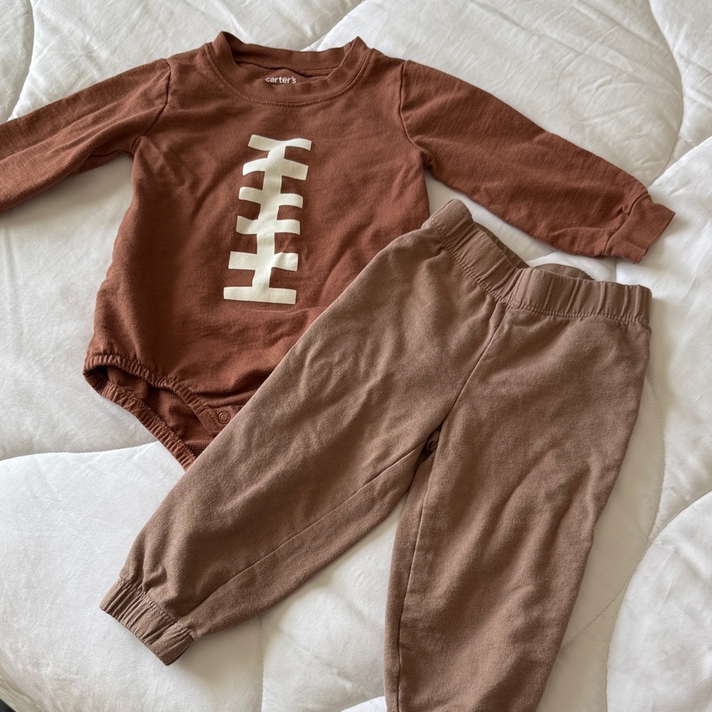 Carter's Brown Kids Casual Set